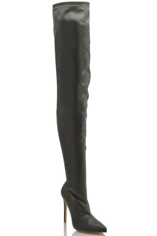 Pointed Toe Stretch Boot