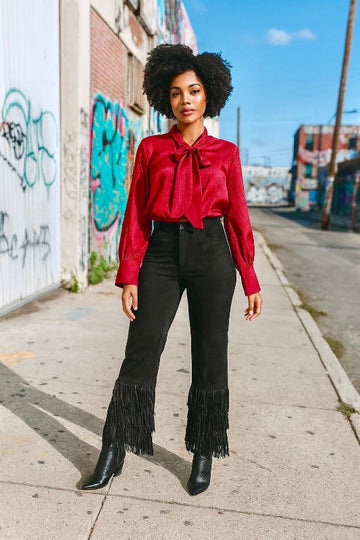 Chiffon Blouse With Bow