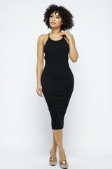 X Back Midi Dresses