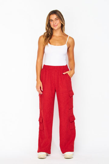 Fleece Cargo Pants