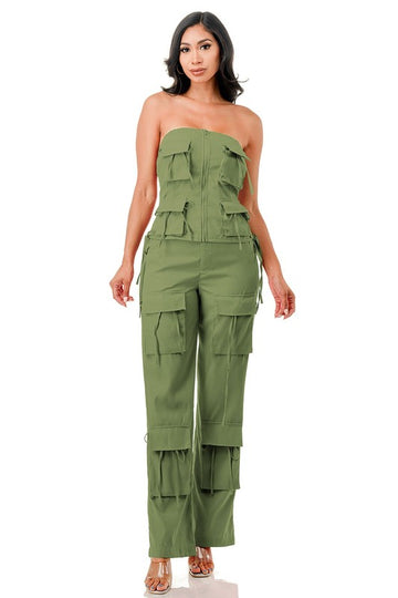 Pocket Tube Top and Pant Set