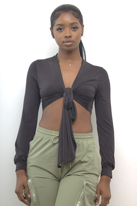 Solid Wrapped Top