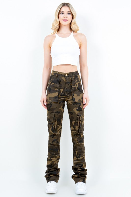 Stacked Cargo Pants