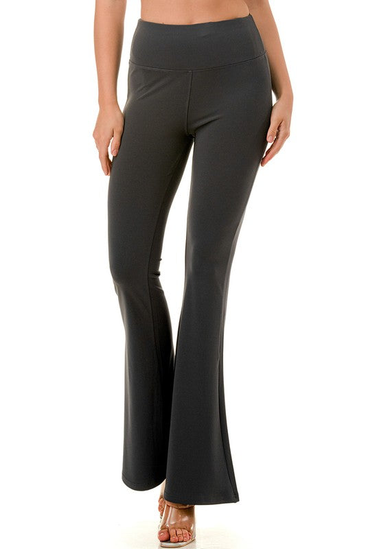 Nylon Yoga Bell Bottom Pants SUPERLINE