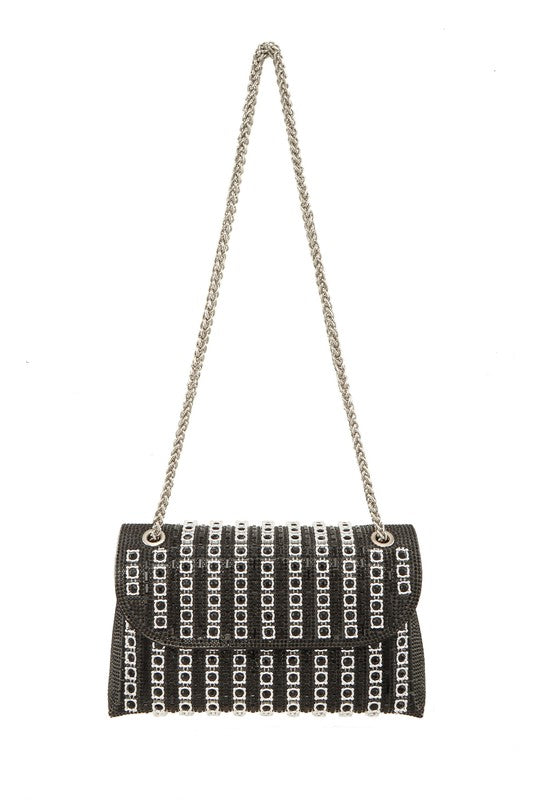 Sparkling Rhinestone Crossbody Bag