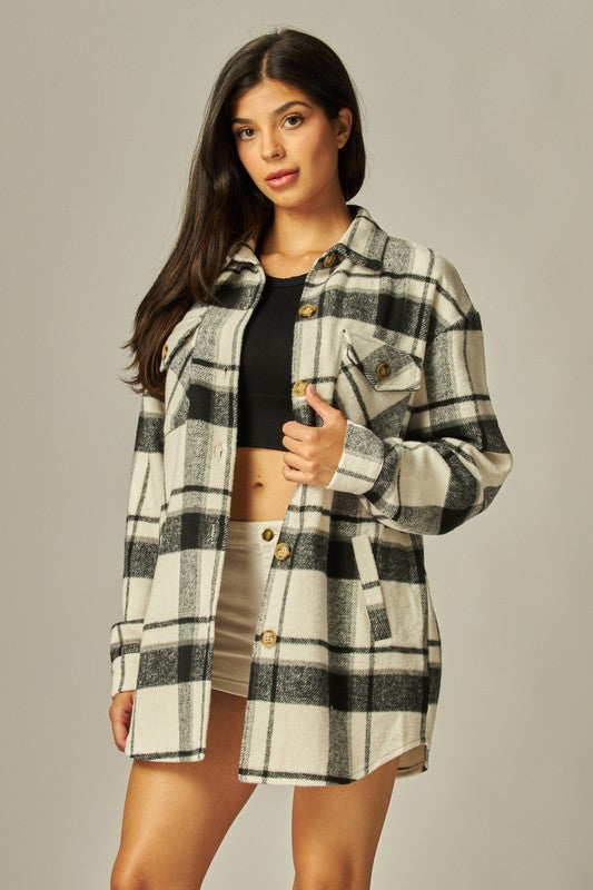 Long Flannel Shacket