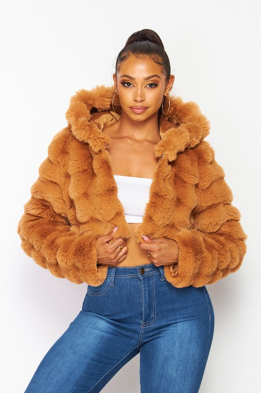 Fur Crop Jacket