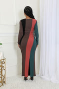 Knit Round Neck Long Sleeve dress GOODTIMES USA