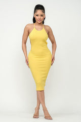 X Back Midi Dresses