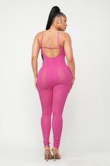 Disco Pointelle Jumpsuit