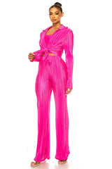 Three Piece Pleated Set