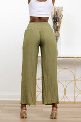 Solid Gauze Pants