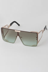 Unique Frame Shield Sunglasses