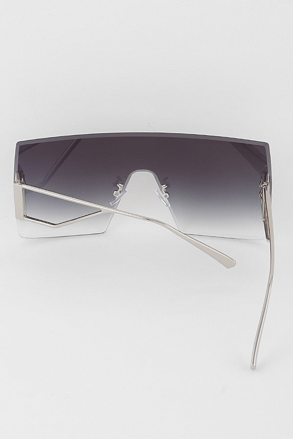 Classic Straight Gradient Shield Sunglasses