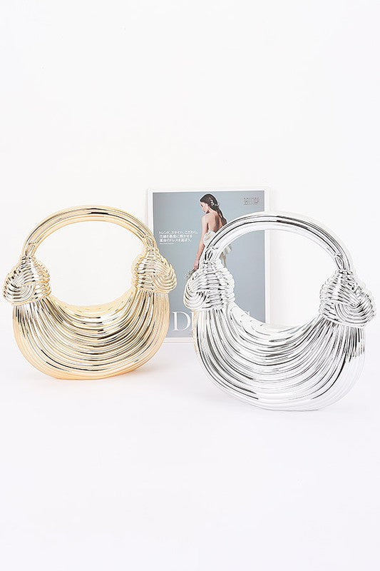 Metallic Acrylic Clutch