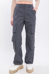 Cargo Pants with Button Closure