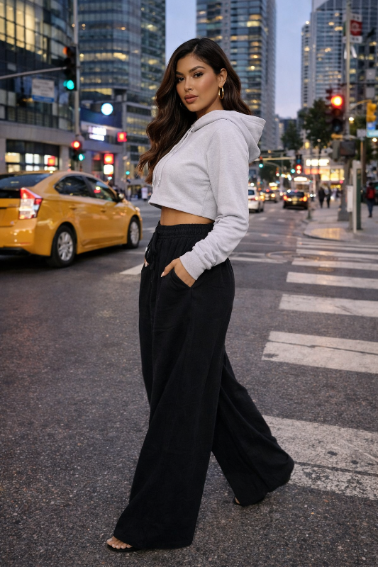Embrace bold silhouettes with these Wide Long Pants—a fearless wardrobe essential that commands 