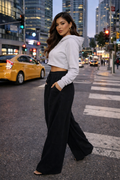 Embrace bold silhouettes with these Wide Long Pants—a fearless wardrobe essential that commands 