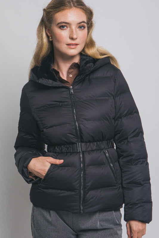 Belted Puffer Jacket