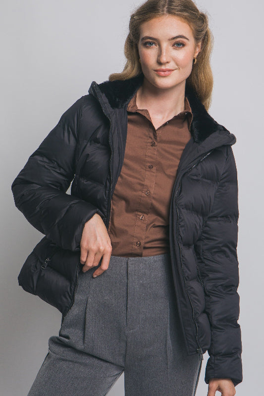 Belted Puffer Jacket