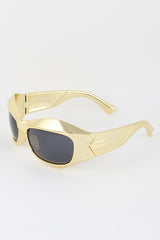 Curved Tinted Sports Sunglasses