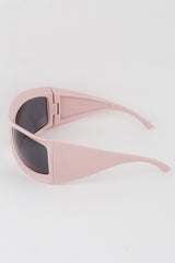 Bright Curved Indent Sunglasses