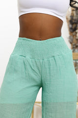 Solid Gauze Pants