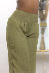 Solid Gauze Pants