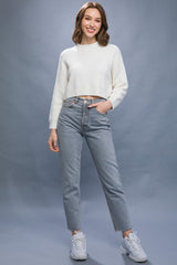 Cropped Sweater Top
