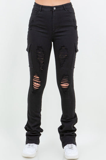 Cargo Ripped Pants