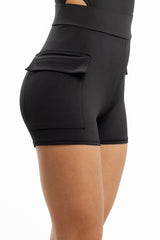 Collared Bodysuit and Short Set