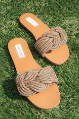 STEVE MADDEN Rhinestone Slides