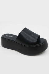 Thick Sole Wide Band Sandal