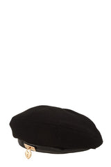 Beret with Heart Pendant