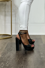Thick Platform Chunky Ankle Heels