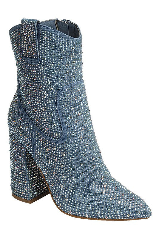 Studded Short Cowgirl Boot