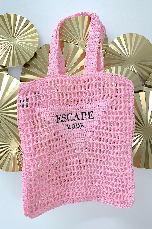Large Crochet Tote Escape Mode Bag