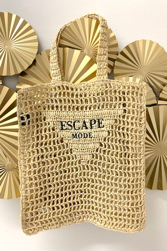 Large Crochet Tote Escape Mode Bag