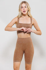 Mineral Wash Seamless Top