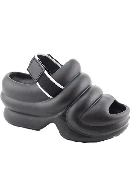 Peep Toe Jelly Sandal
