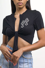 Angel Cross Top