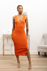Seamless Sleeveless Long Dress
