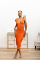 Seamless Sleeveless Long Dress