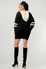 Courtney Hooded Sweater Dress