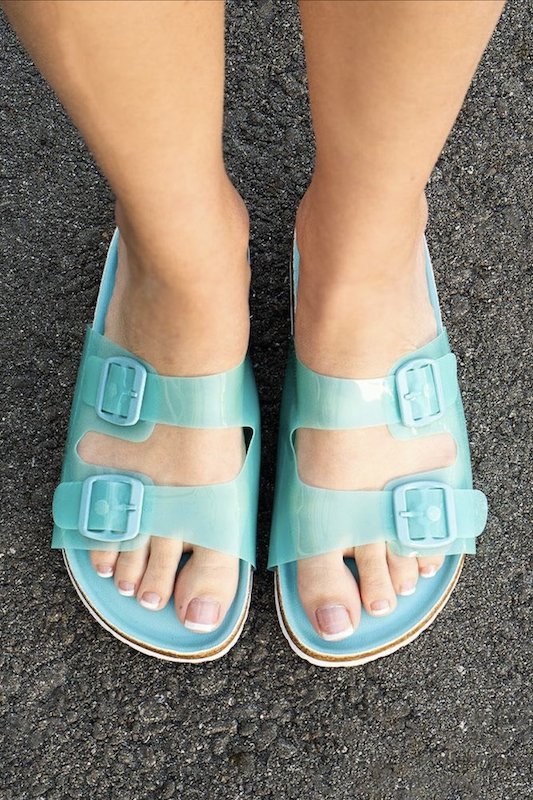 Double Band & Buckle Slides