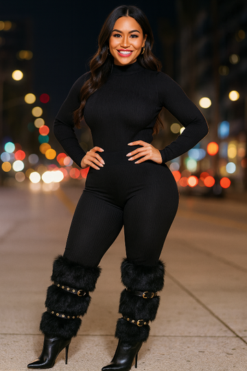 Fur Luxe Buckle Boot