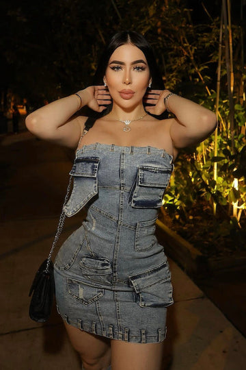 Denim Mini Dress