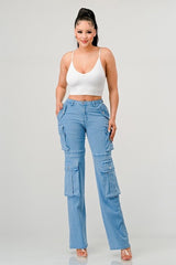 Cargo Pocket Jeans