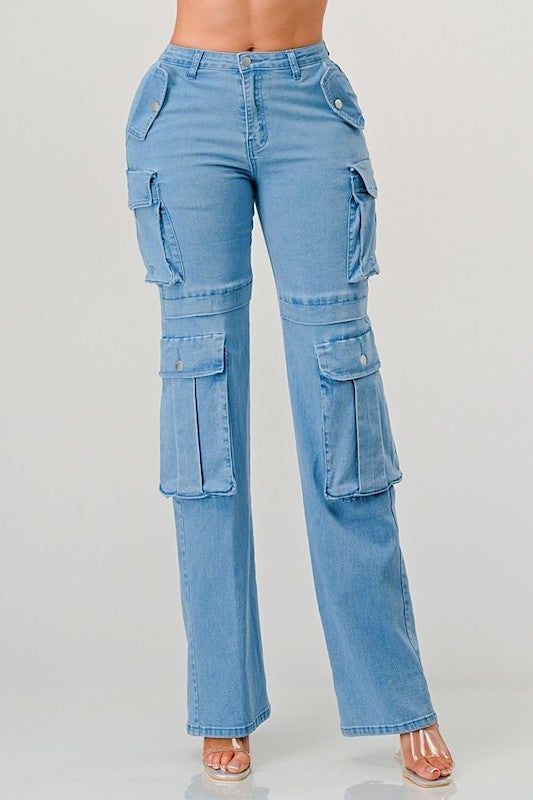 Cargo Pocket Jeans