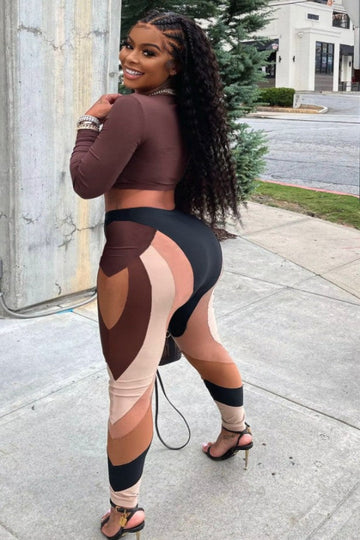 Contrast Legging Set